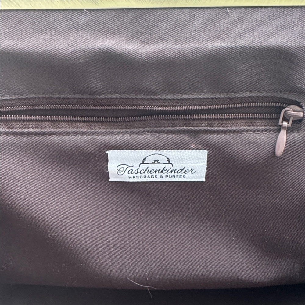 High quality orange handmade leather bag - Picture 2 of 4